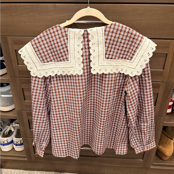 Loeffler Randall Ken Collared Top NWT - Picture 3 of 5